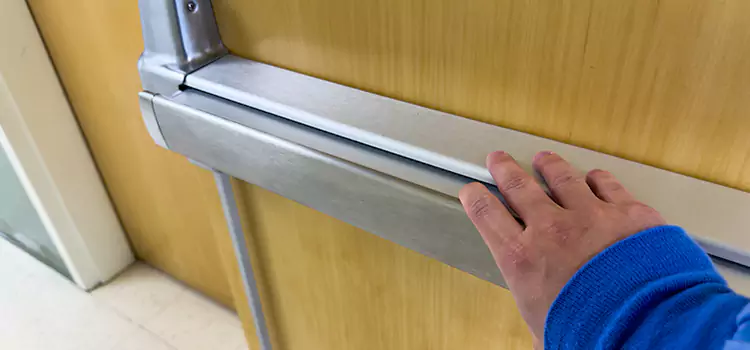 Installing a Push Bar on a Door Orland Park